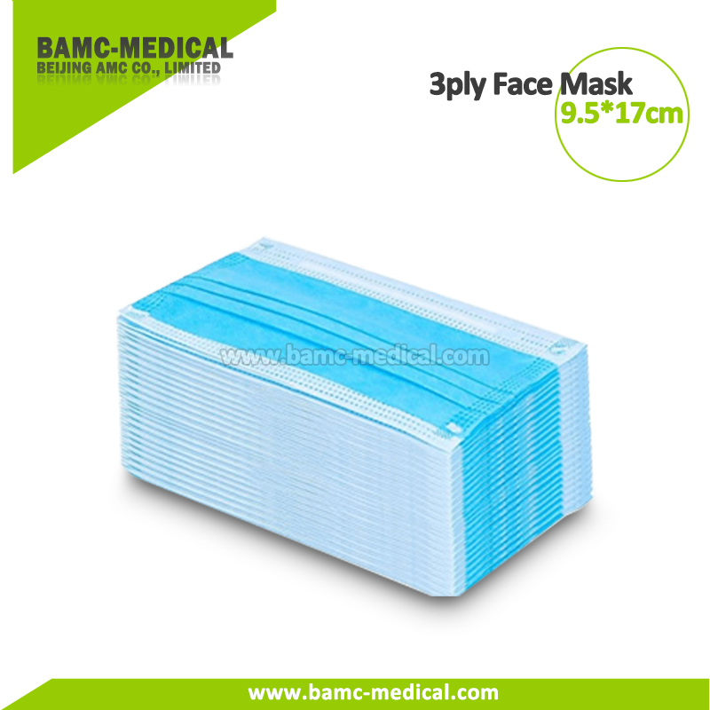 Medical 3ply Mask Disposable Non-woven Fabric Protection 