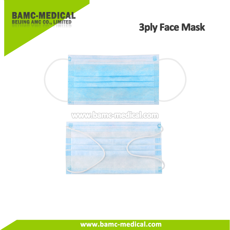 Civilian 3ply Mask Safe Disposable Non-woven Fabric