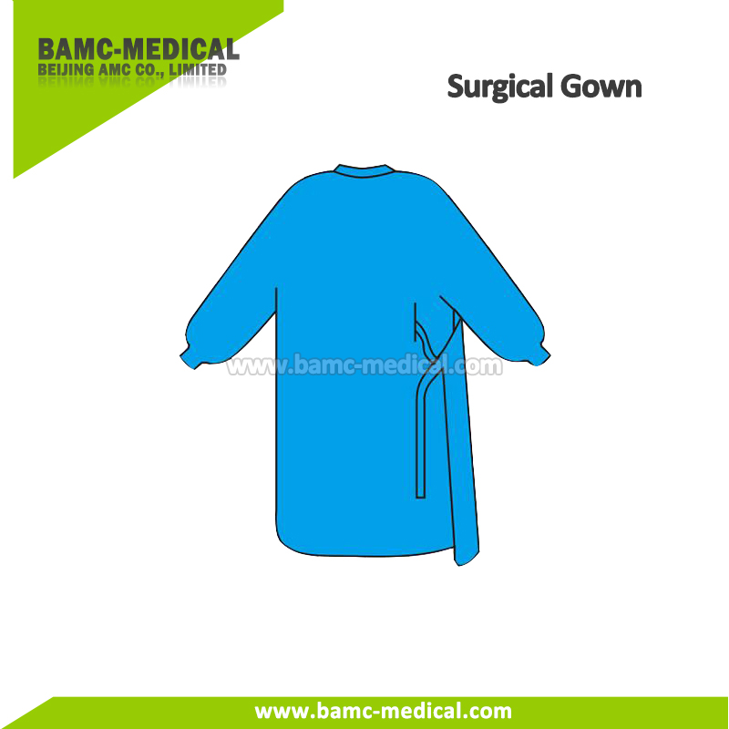 Surgical Gown Medical SMS Disposable Protection Clothingfor Hospital